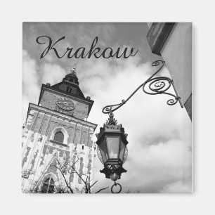 Krakow, Old Town Hall, Polen, fridge magnet