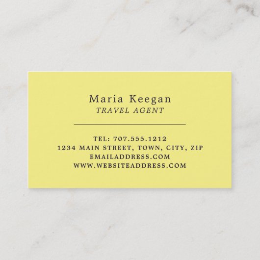 Kraków Old Town, Polen, reisagent Visitekaartje (Achterkant)