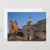 Krakow Poland Basilica Briefkaart (Voorkant / Achterkant)