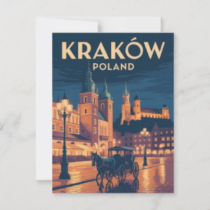 Krakow Poland Briefkaart