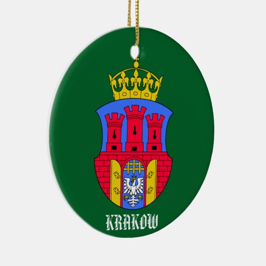 Krakow Poland Circle Ornament (Rechts)