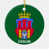 Krakow Poland Circle Ornament (Voorkant)