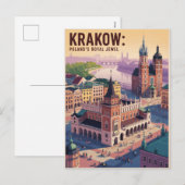 Krakow Poland Feestdagenkaart (Voorkant / Achterkant)