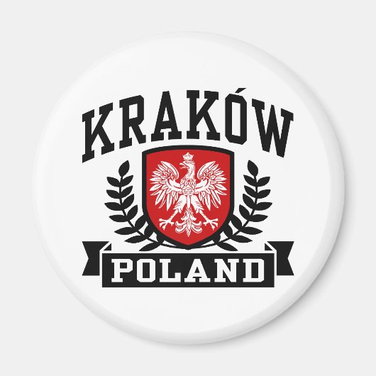 Krakow Poland Magneet (Voorkant)