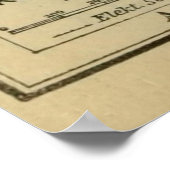 Krakow Poland Map (1911) Poster (Hoek)