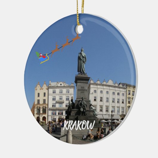 Krakow Poland Panorama keramiek Keramisch Ornament (Links)