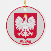 Krakow Poland Panorama keramiek Keramisch Ornament (Achterkant)