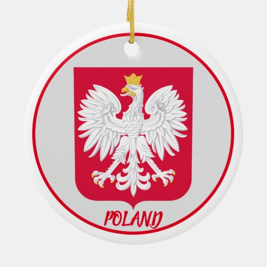 Krakow Poland Panorama keramiek Keramisch Ornament (Achterkant)