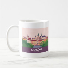 Kraków Poland Pastel Travel – Wawel Castle Koffiemok