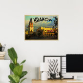 Krakow Poland Poster (Thuiskantoor)