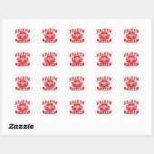 Krakow Poland Ronde Sticker (Vel)
