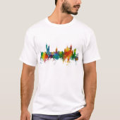 Krakow Poland Skyline T-shirt (Voorkant)