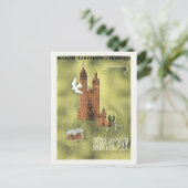 Krakow Poland Vintage Poster 1930 Briefkaart (Staand voorkant)