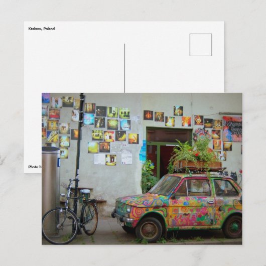 Krakow, Polen Briefkaart (Voorkant / Achterkant)