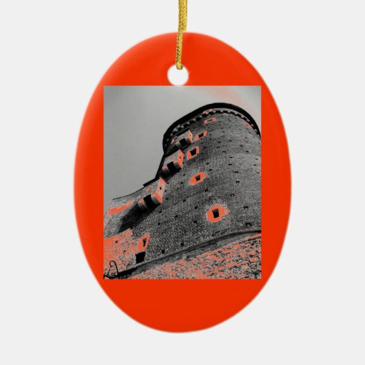 Krakow, Polen Keramisch Ornament (Voorkant)