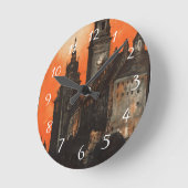 Krakow Polen - Oude stadsgebouwen Ronde Klok (Hoek)