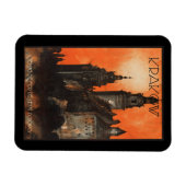 Krakow Polen - Pools reisposter Magneet (Horizontaal)