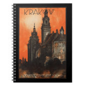 Krakow Polen -  Pools reisposter Notitieboek (Voorkant)