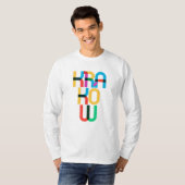 Kraków Polen Pop Art Letters T-shirt (Voorkant volledig)