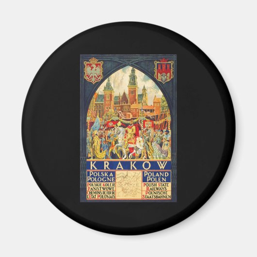 Krakow Polska Pologne Polen Magneet (Voorkant)
