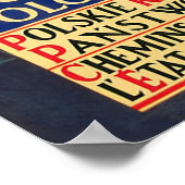 Krakow Polska Pologne Polen Poster (Hoek)