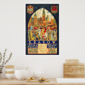 Krakow Polska Pologne Poster (Keuken)