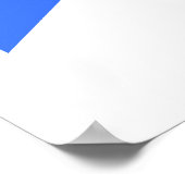 Krakow, Poolse vlag Poster (Hoek)