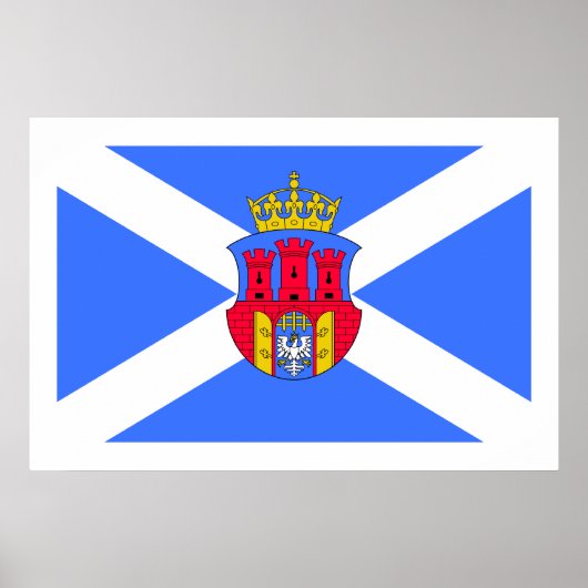 Krakow, Poolse vlag Poster (Voorkant)