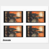 Krakow Rechthoekige Sticker (Vel)