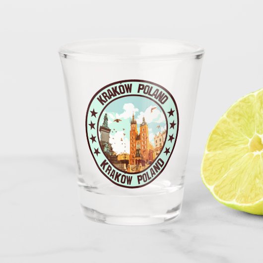 Kraków Shot Glas (Voorkant)