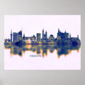 Krakow Skyline Poster (Voorkant)