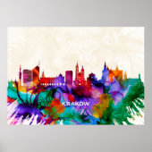 Krakow Skyline Poster (Voorkant)
