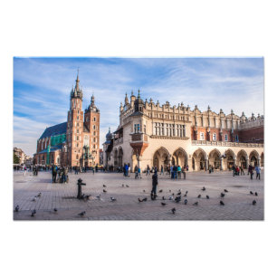 Krakow Square Foto Afdruk