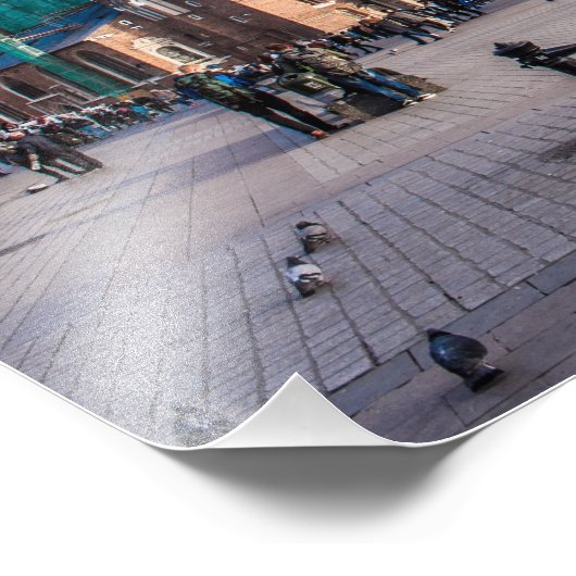 Krakow Square Foto Afdruk (Hoek)