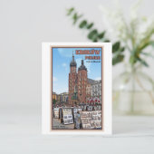 Krakow - St Marys Basilica Briefkaart (Staand voorkant)