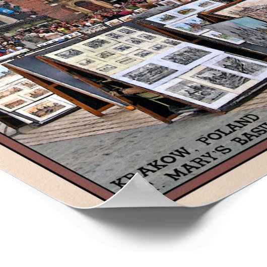 Krakow - St Marys Basilica Poster (Hoek)