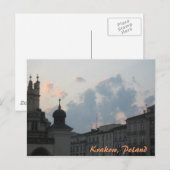 Krakow Sunset Briefkaart (Voorkant / Achterkant)