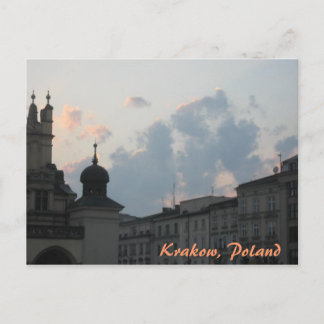 Krakow Sunset Briefkaart