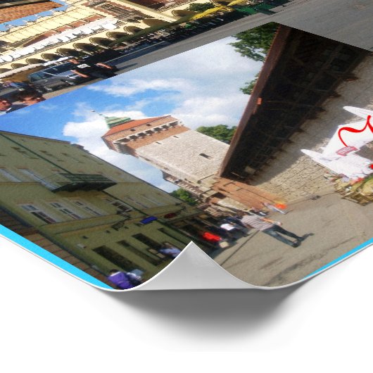 Krakow Towers Poster (Hoek)