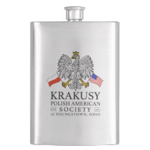 Krakusy Poolse Amerikaanse Maatschappij Flask