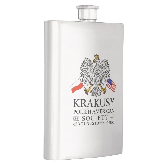 Krakusy Poolse Amerikaanse Maatschappij Flask Flacon (Rechts)