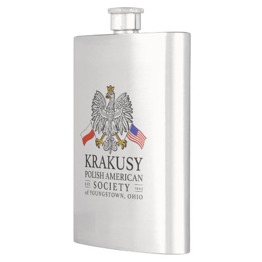 Krakusy Poolse Amerikaanse Maatschappij Flask Flacon (Links)