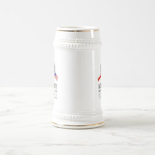 Krakusy Poolse Amerikaanse Vereniging Beer Stein Bierpul (Center)