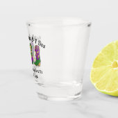Kralen Booze & I Dos Mardi Gras Shot Glas (Rechts)