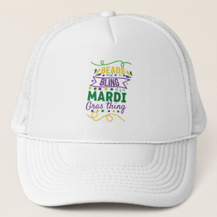 Kralen En Bling Het Is Een Mardi Gras Ding Trucker Pet