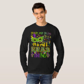 Kralen en Bling Het is een Mardi Gras Thing 2 T-shirt (Voorkant volledig)
