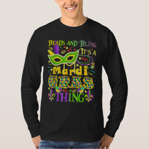 Kralen en Bling Het is een Mardi Gras Thing 2 T-shirt