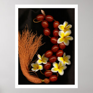 kralen en bloesems poster
