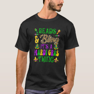 kralen en lemen zijn een mardi-gras-ding t-shirt