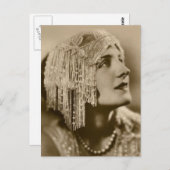 kralen en parels briefkaart (Voorkant / Achterkant)